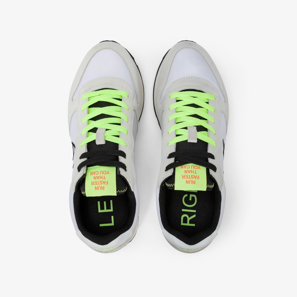 SCARPE SUN68 TOM FLUO BIANCO