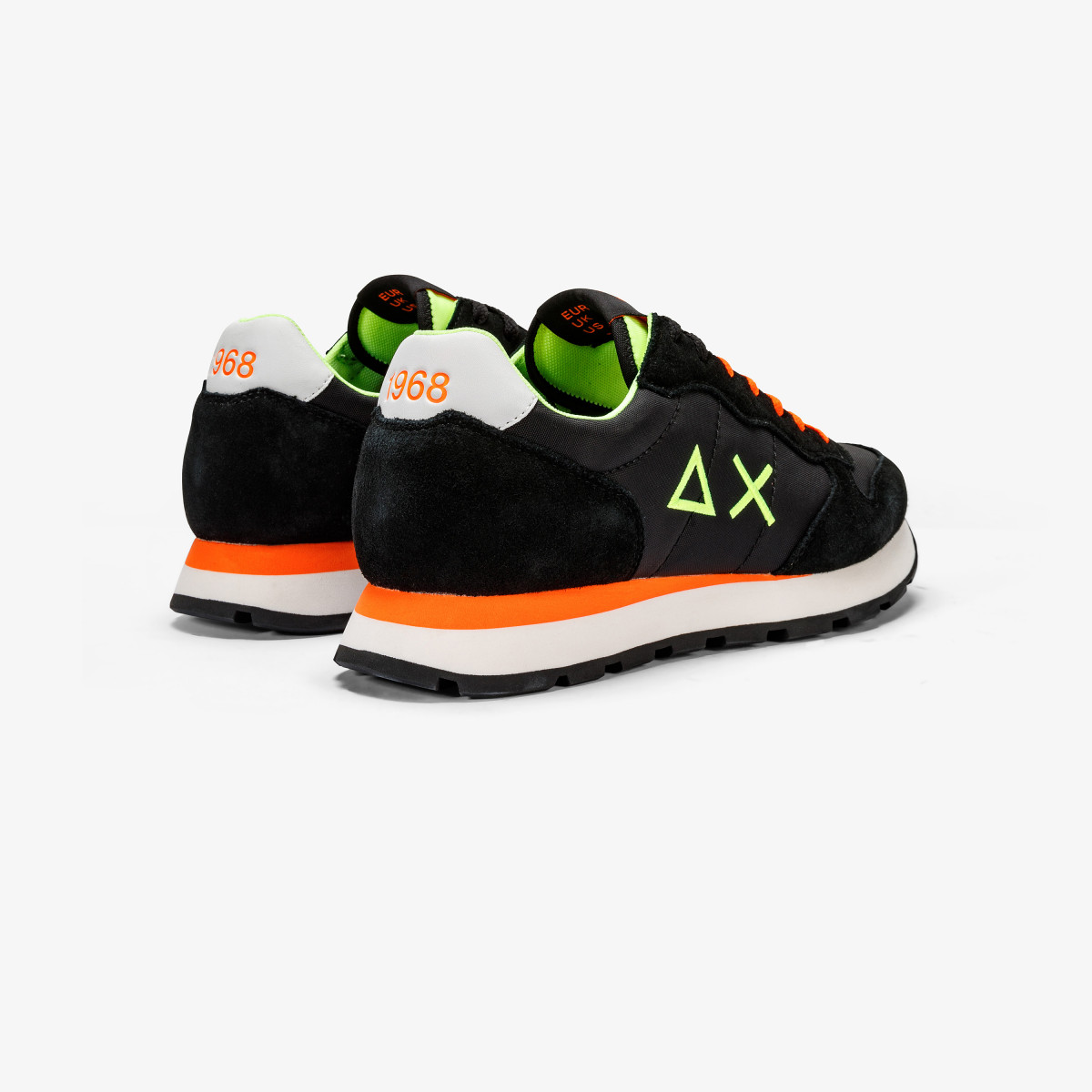 SCARPE SUN68 TOM FLUO NERO