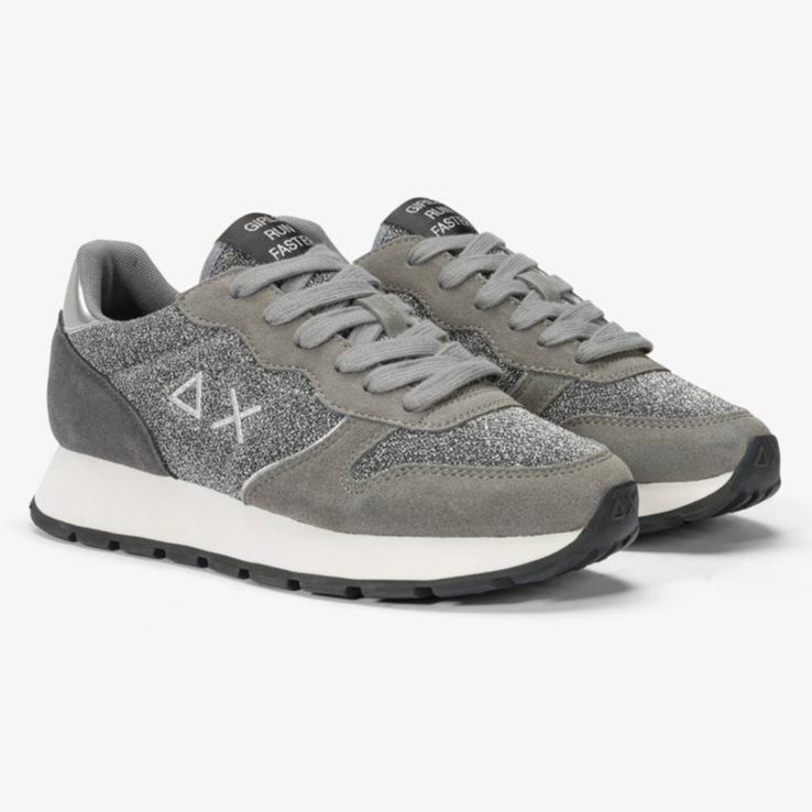 SCARPE SUN68 ALLY GLITTER GRIGIO MEDIO