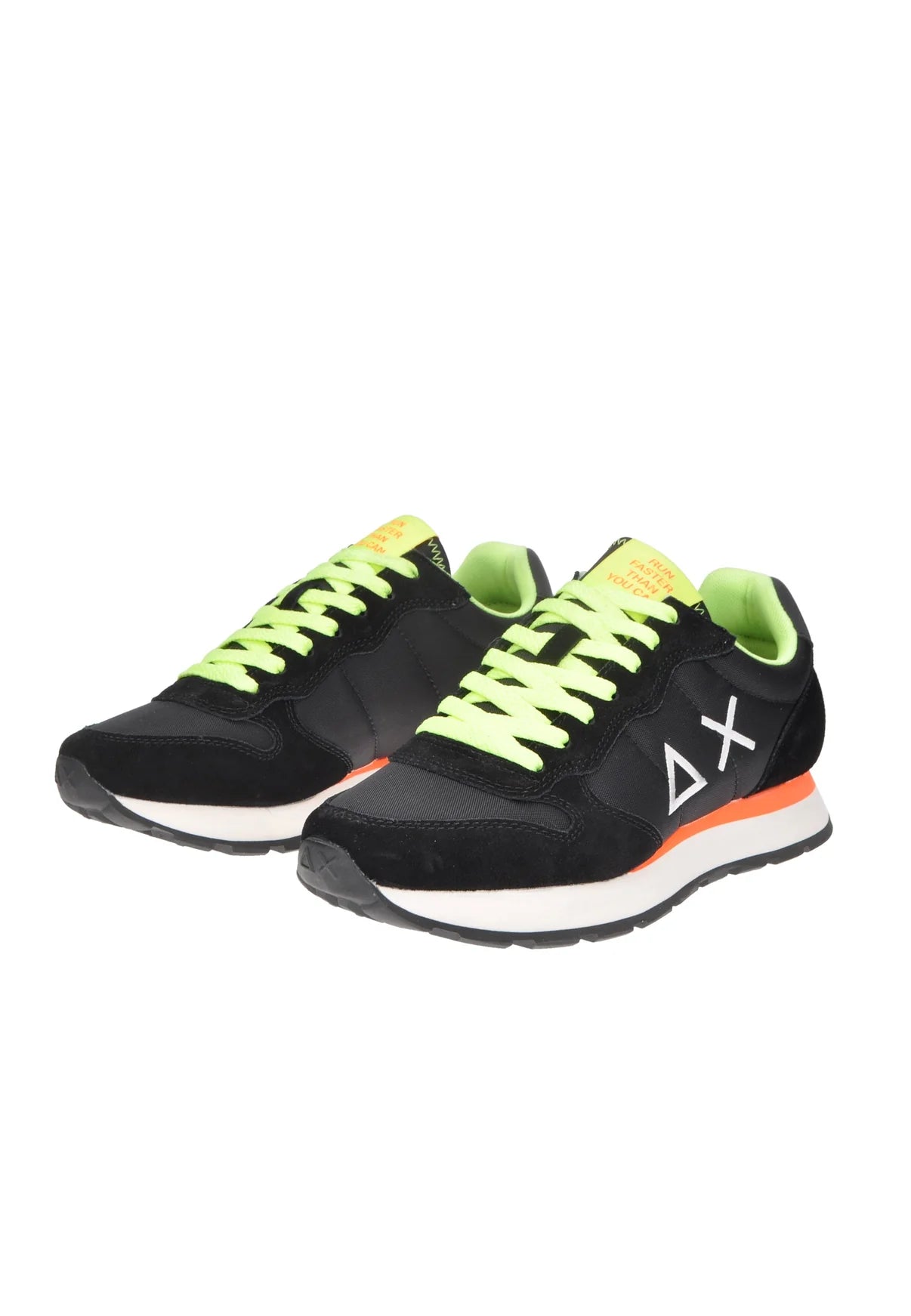 SCARPE SUN68 TOM FLUO NERO