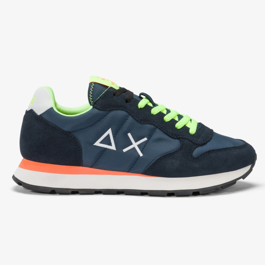 SCARPE SUN68 TOM FLUO BLU