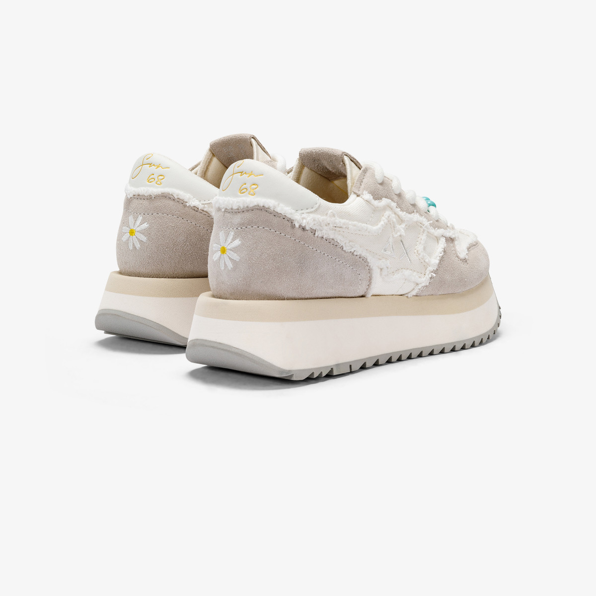 SCARPE SUN68 BIG STARGIRL CANVAS BIANCO