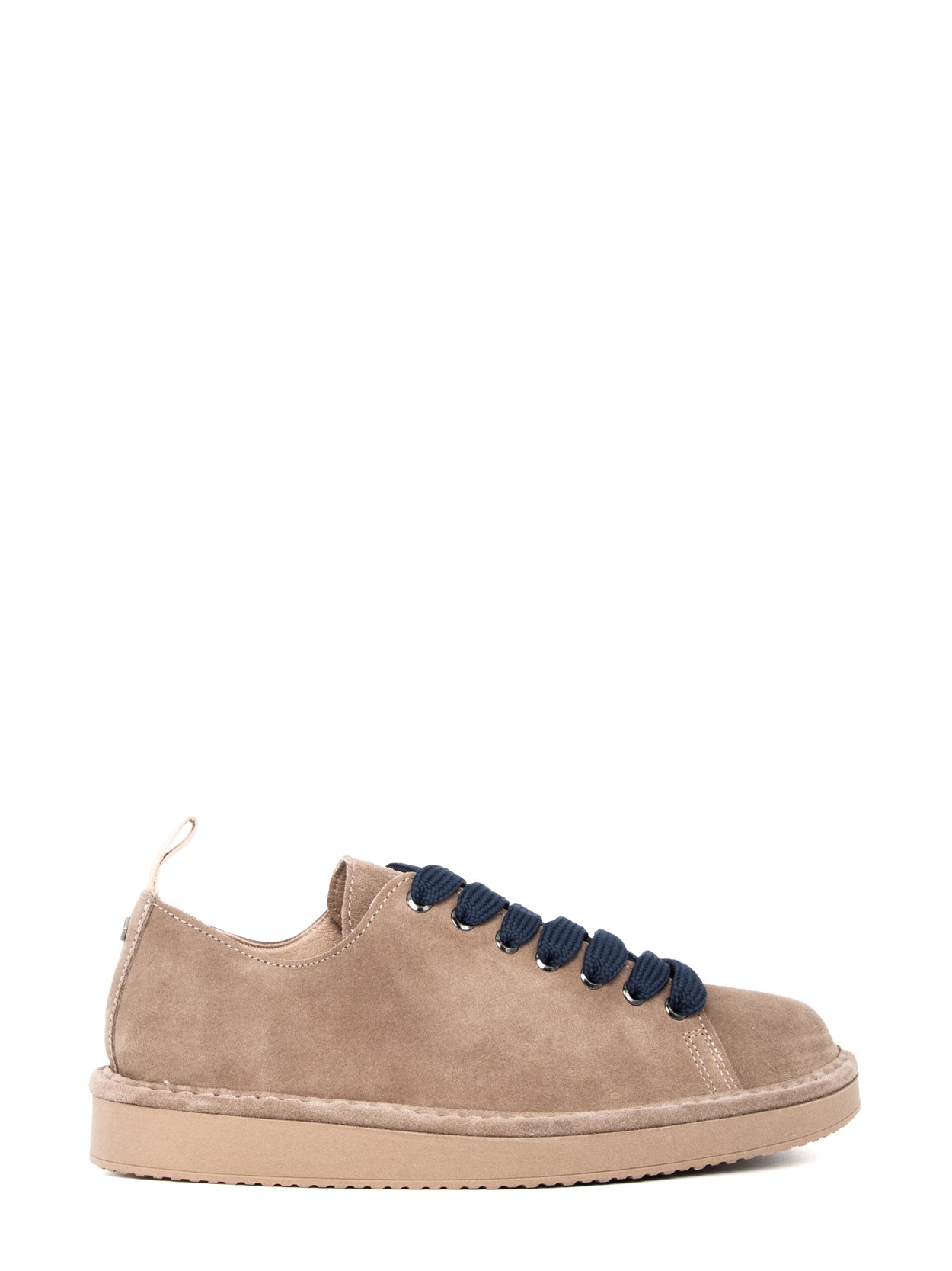 POLACCHINO PANCHIC LOW SUEDE INT. FUR WALNUT L. COBALT