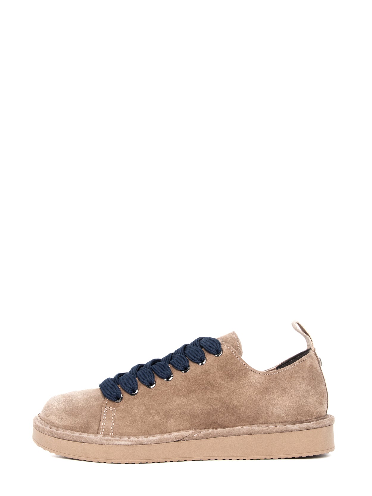 POLACCHINO PANCHIC LOW SUEDE INT. FUR WALNUT L. COBALT
