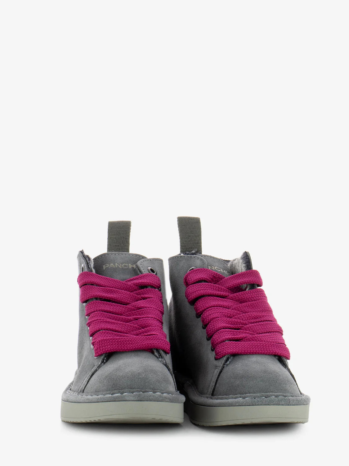 POLACCHINO PANCHIC SUEDE INT. FUR GRIGIO L. FUXIA