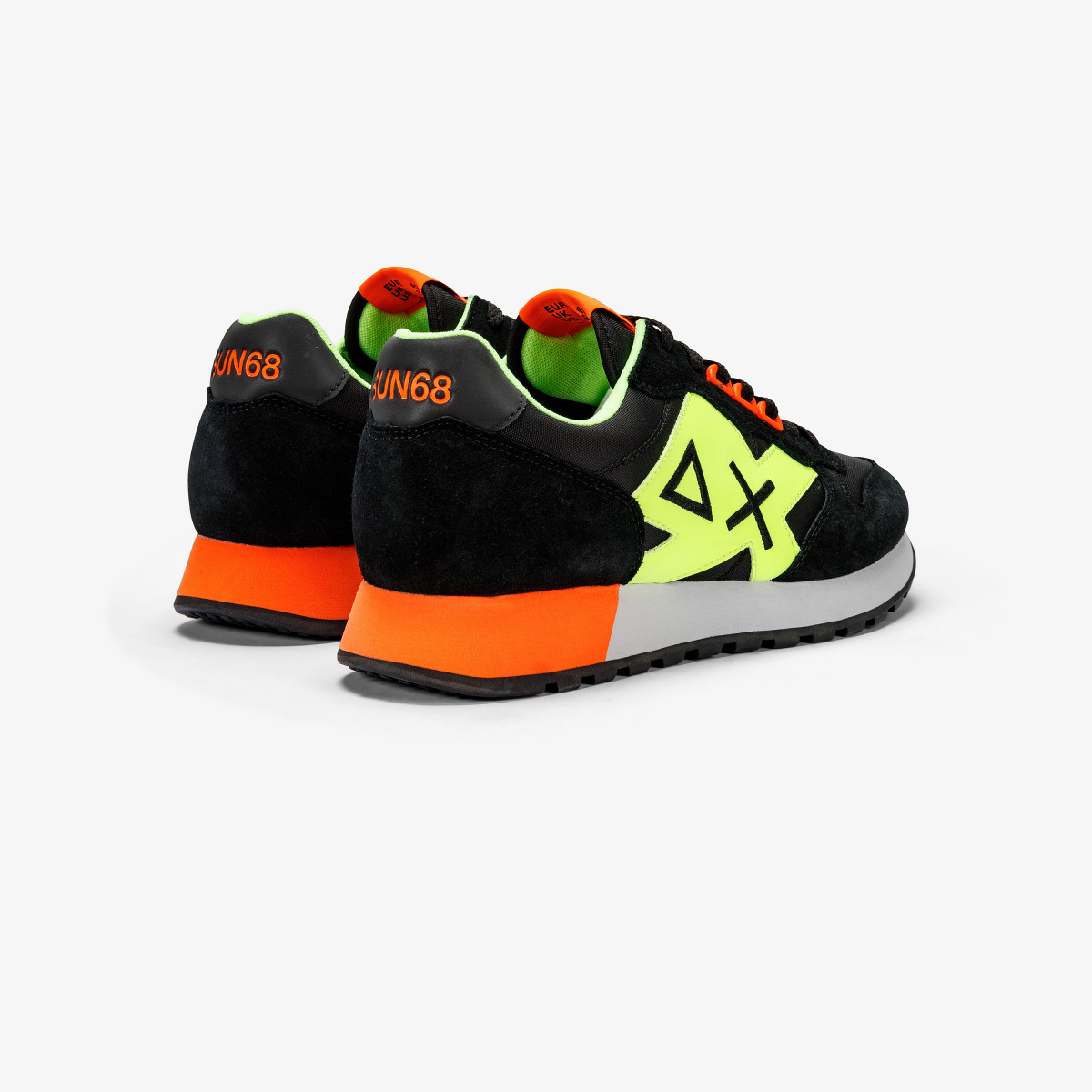 SCARPE SUN68 JAKI FLUO NERO