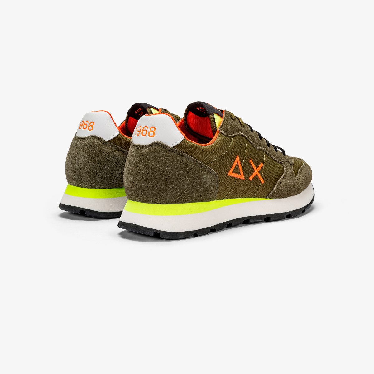 SCARPE SUN68 TOM FLUO MILITARE