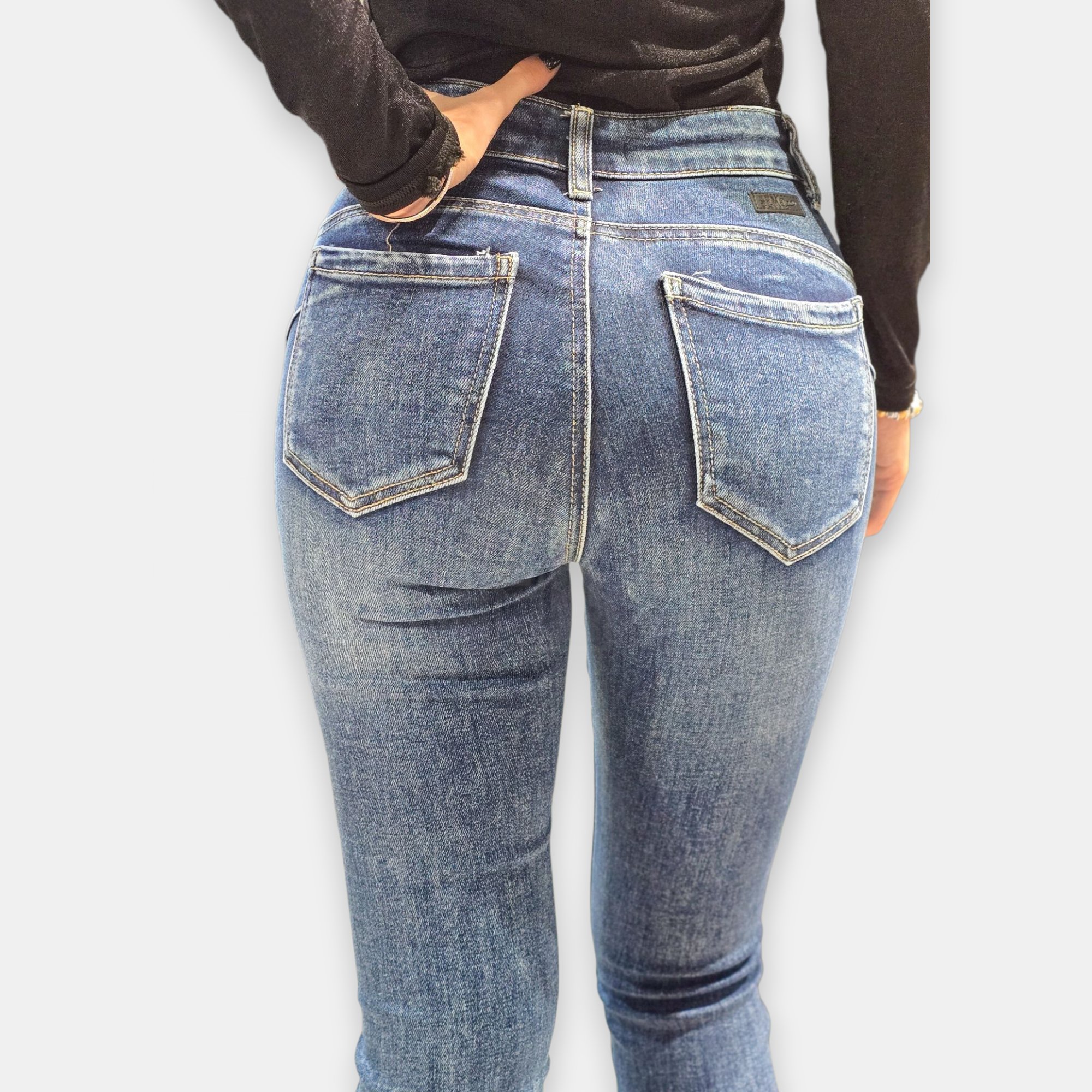 JEANS SEM ABIGAIL SKINNY FIT DIAMOND RAIN LAV MEDIO SHAPE UP