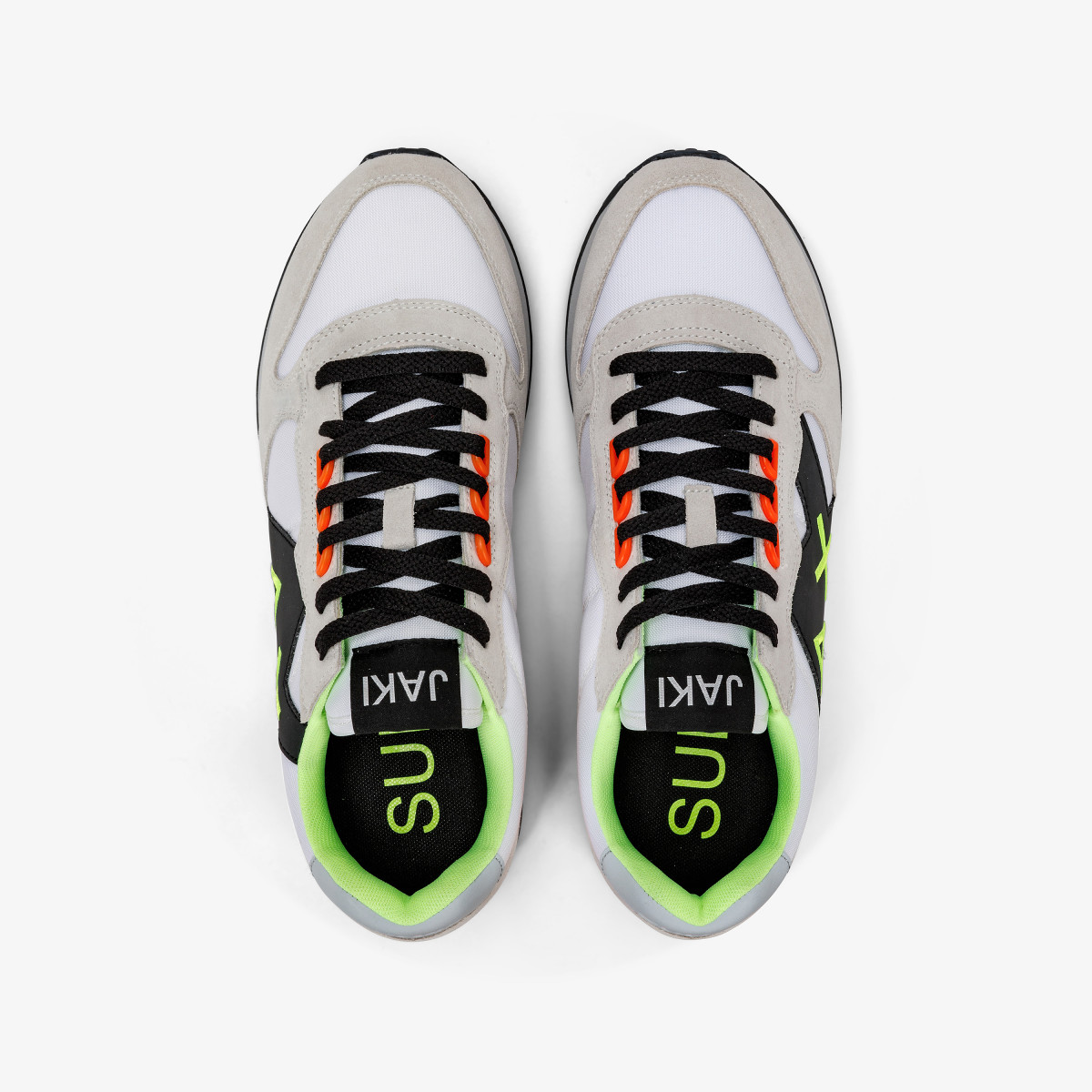 SCARPE SUN68 JAKI FLUO BIANCO