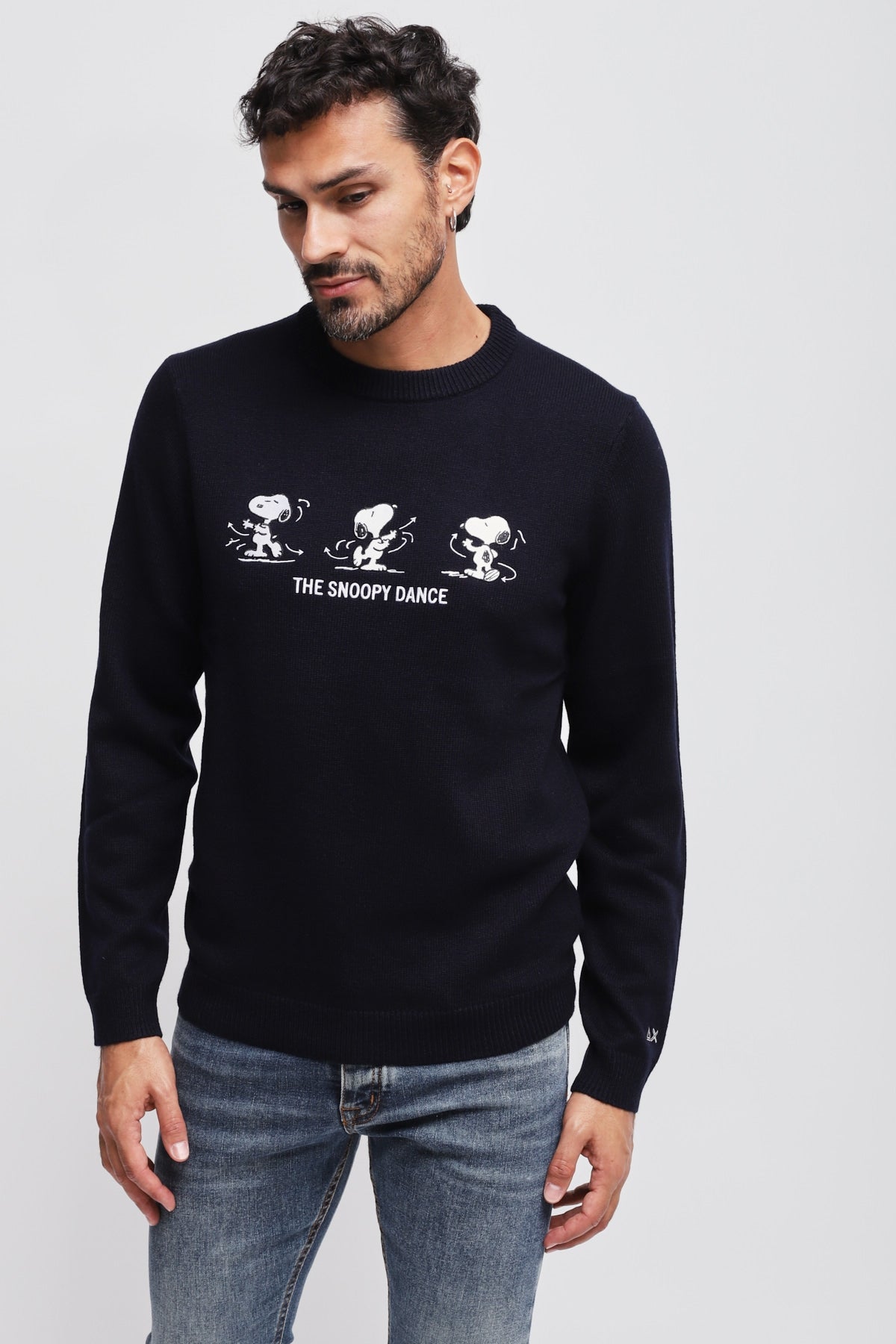 MAGLIONE SUN68 X PEANUTS GIROCOLLO SNOOPY COLLECTION LANA