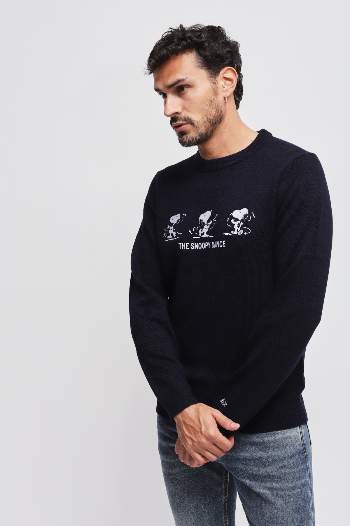 MAGLIONE SUN68 X PEANUTS GIROCOLLO SNOOPY COLLECTION LANA