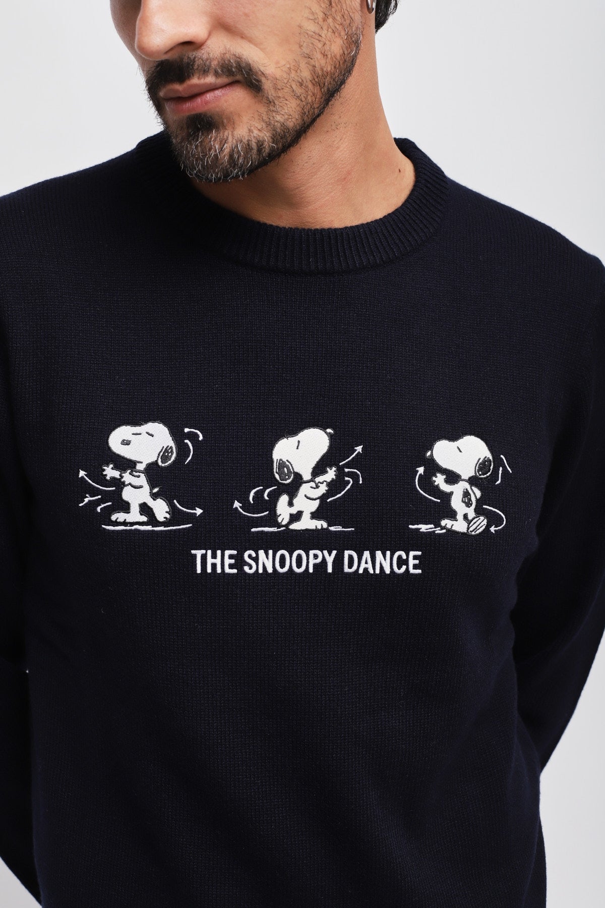 MAGLIONE SUN68 X PEANUTS GIROCOLLO SNOOPY COLLECTION LANA