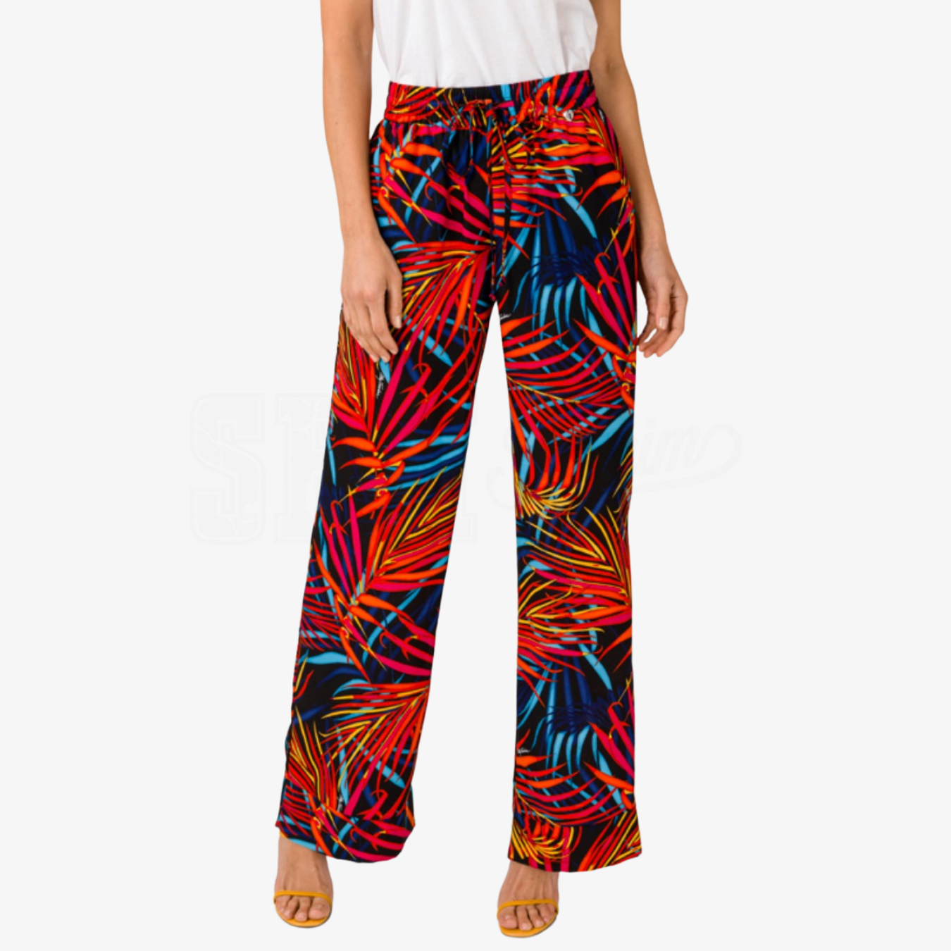 PANTALONE MY TWIN TWINSET FANTASY PALAZZO CREPE