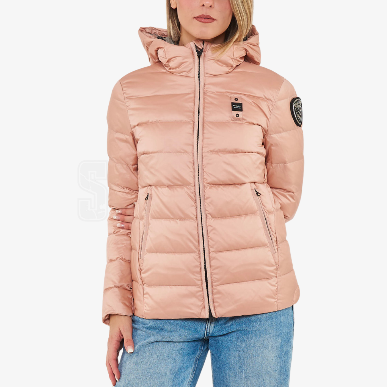 PIUMINO CORTO BLAUER CHARME INT. PIUMA TRAMA DRITTO