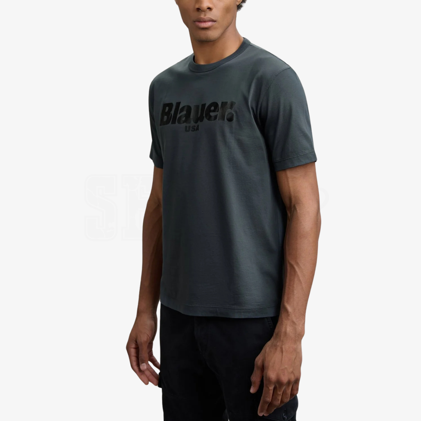 TSHIRT BLAUER BOURNE LOGO FRONT