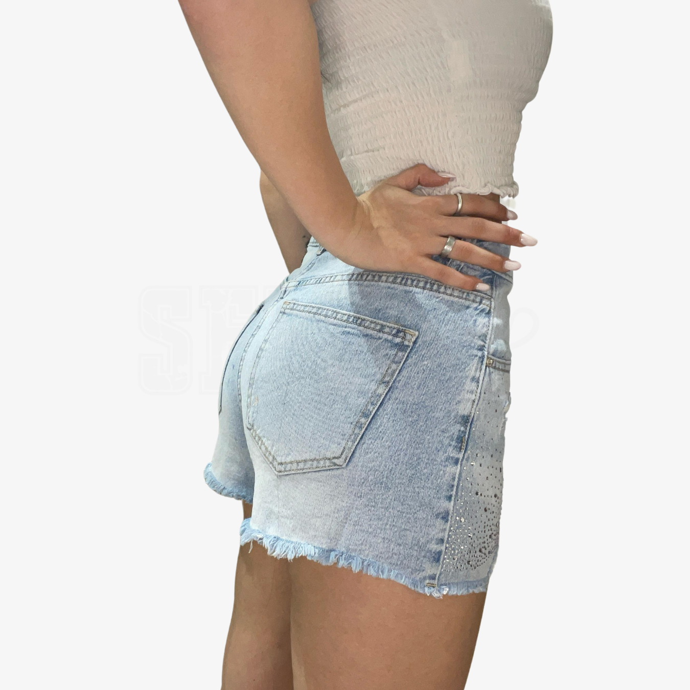 SHORT SEM CECILIA DIAMOND RAIN F. STRAPPATO