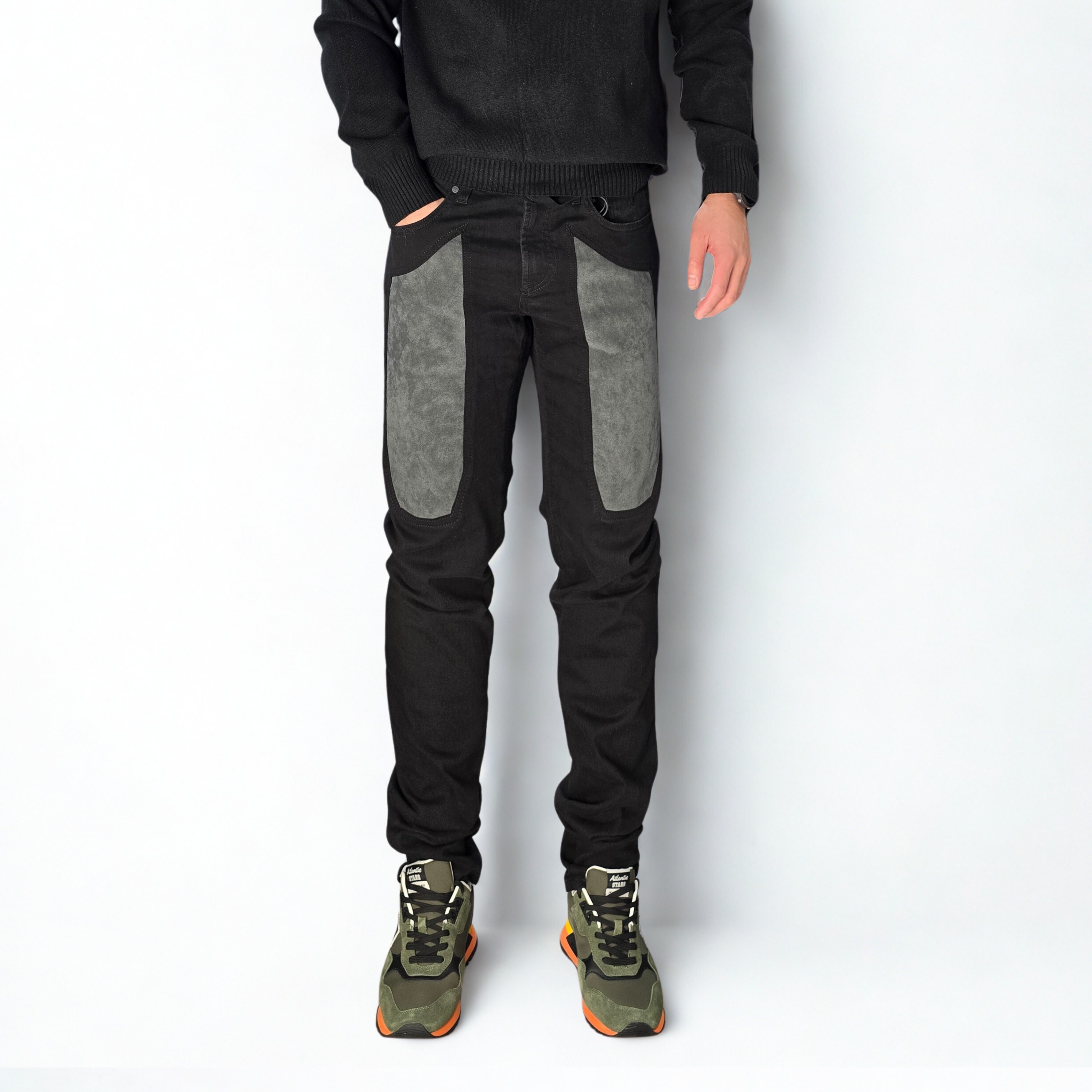 JEANS JECKERSON JUPPA077JOHN002 DNDTFDENI044 BLACK ALC. CHIC