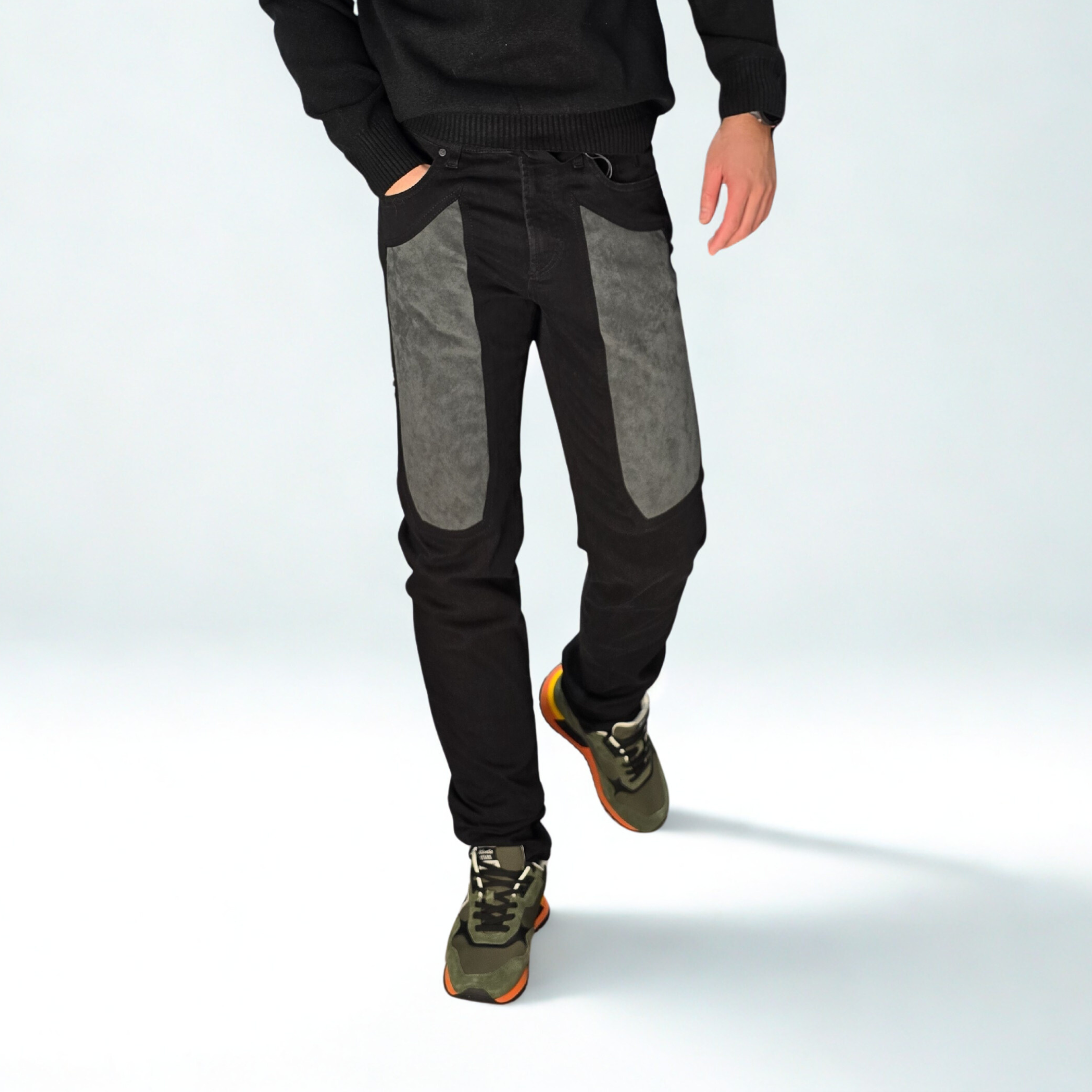 JEANS JECKERSON JUPPA077JOHN002 DNDTFDENI044 BLACK ALC. CHIC