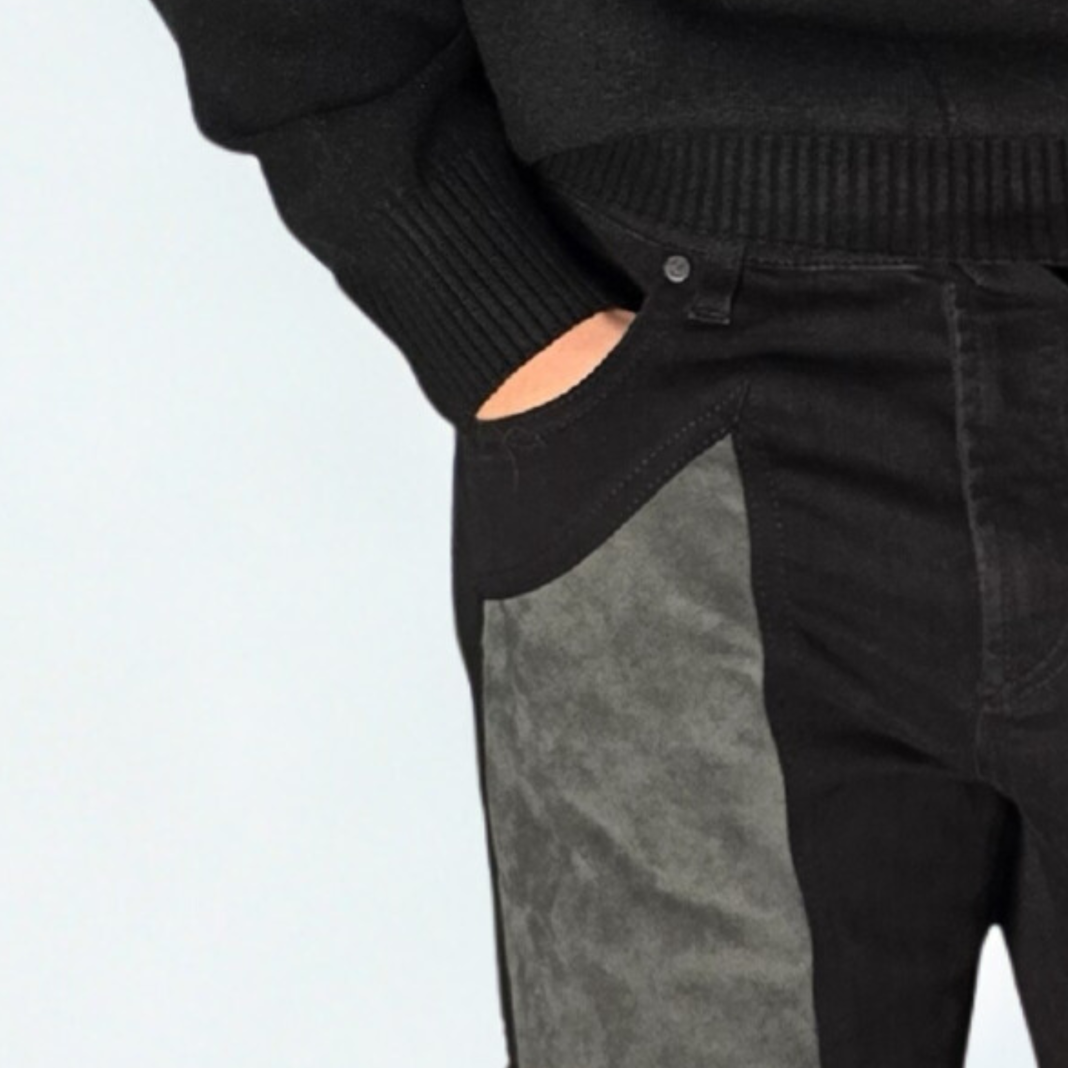 JEANS JECKERSON JUPPA077JOHN002 DNDTFDENI044 BLACK ALC. CHIC