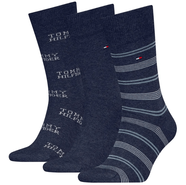 CALZE TOMMY HILFIGER GIFTBOX 3 PAIA