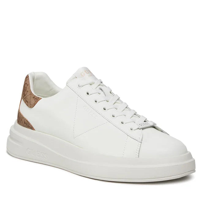 SCARPE GUESS ELBA FONDO MQ WHITE BEIGE BROWN