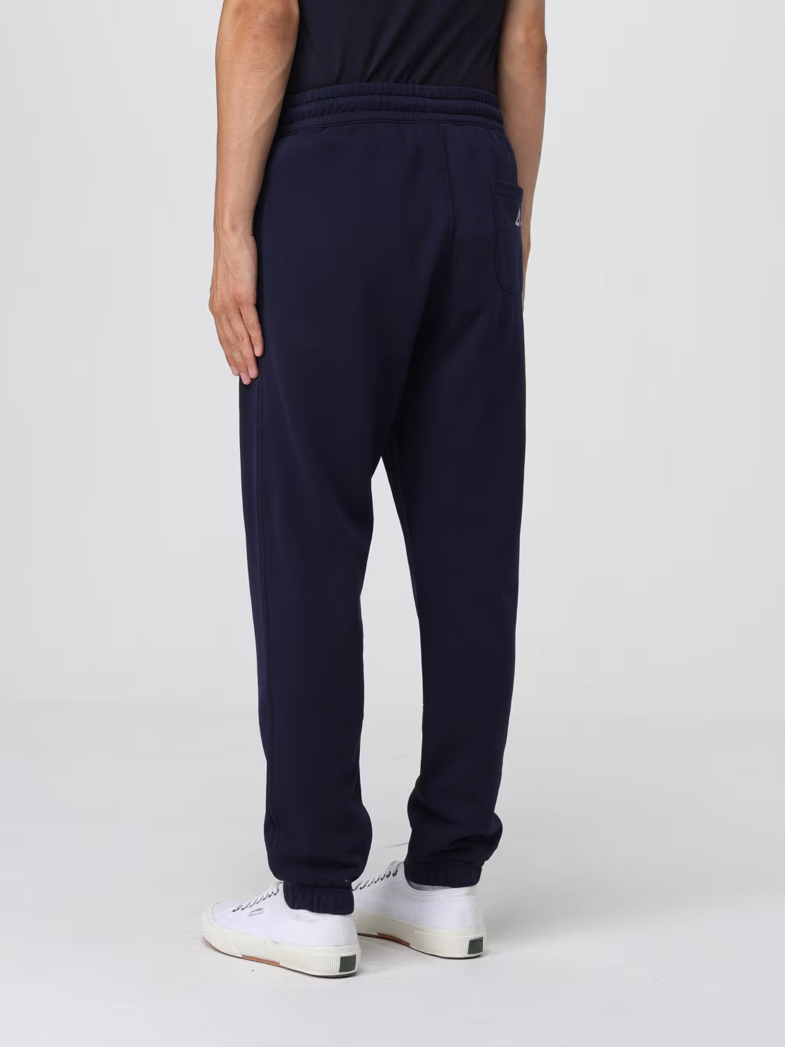 JOGGER SUN68 PANTALONE LOGO BASIC IN FELPA FLEECE