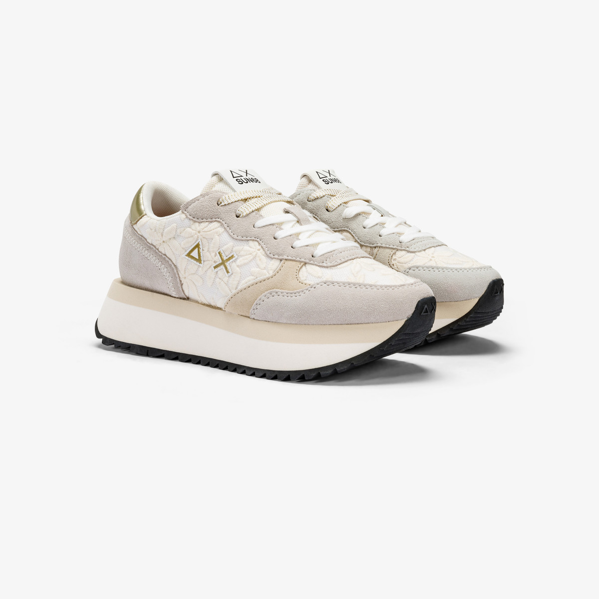 SCARPE SUN68 BIG LACE BIANCO