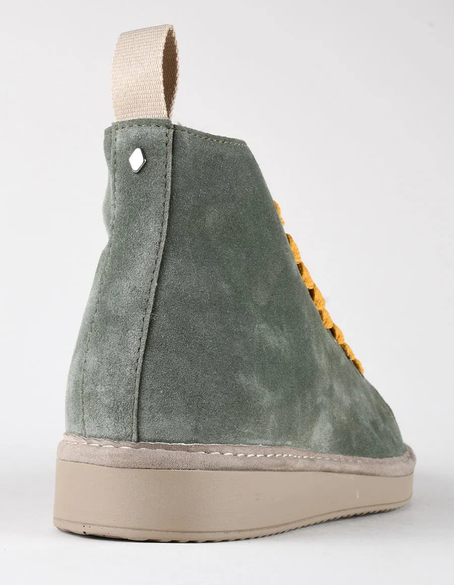 SCARPE PANCHIC POLACCHINO P001 SUEDE CON PELO MILITARE