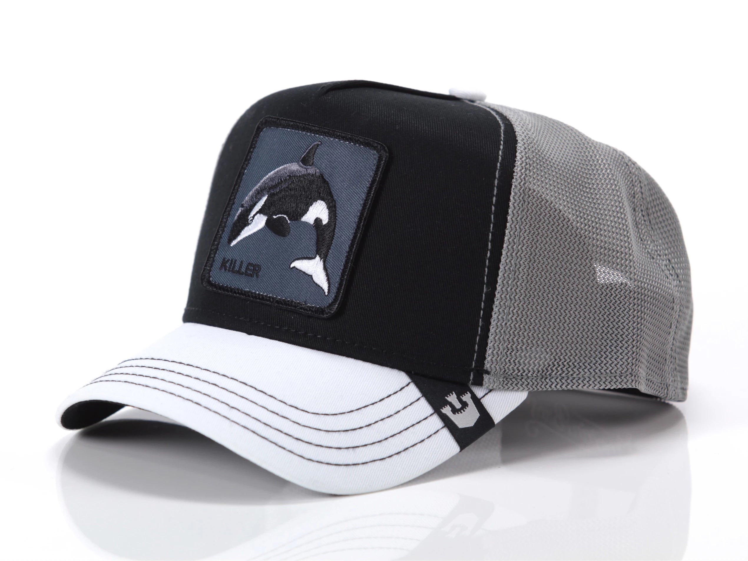 CAPPELLO GOORIN BROS FARM TRUCKER BICOLOR KILLER BIANCO