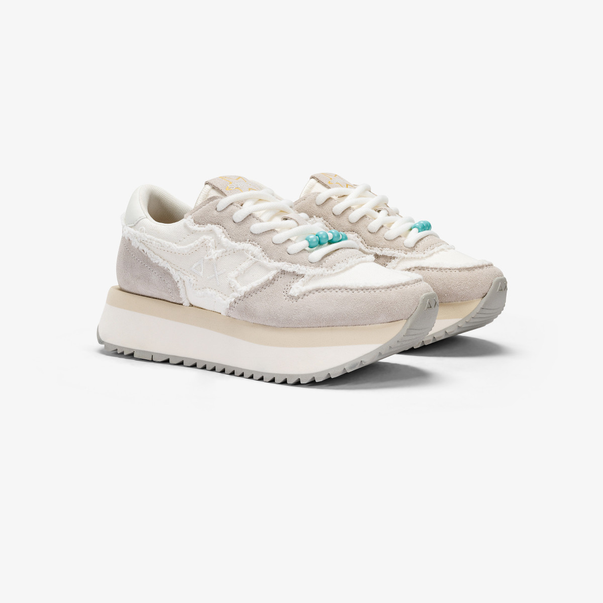 SCARPE SUN68 BIG STARGIRL CANVAS BIANCO