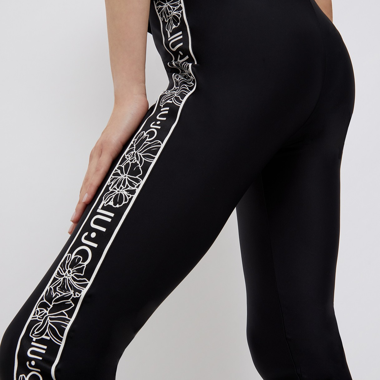 LEGGINS LIUJO IN JERSEY BANDA LATERALE