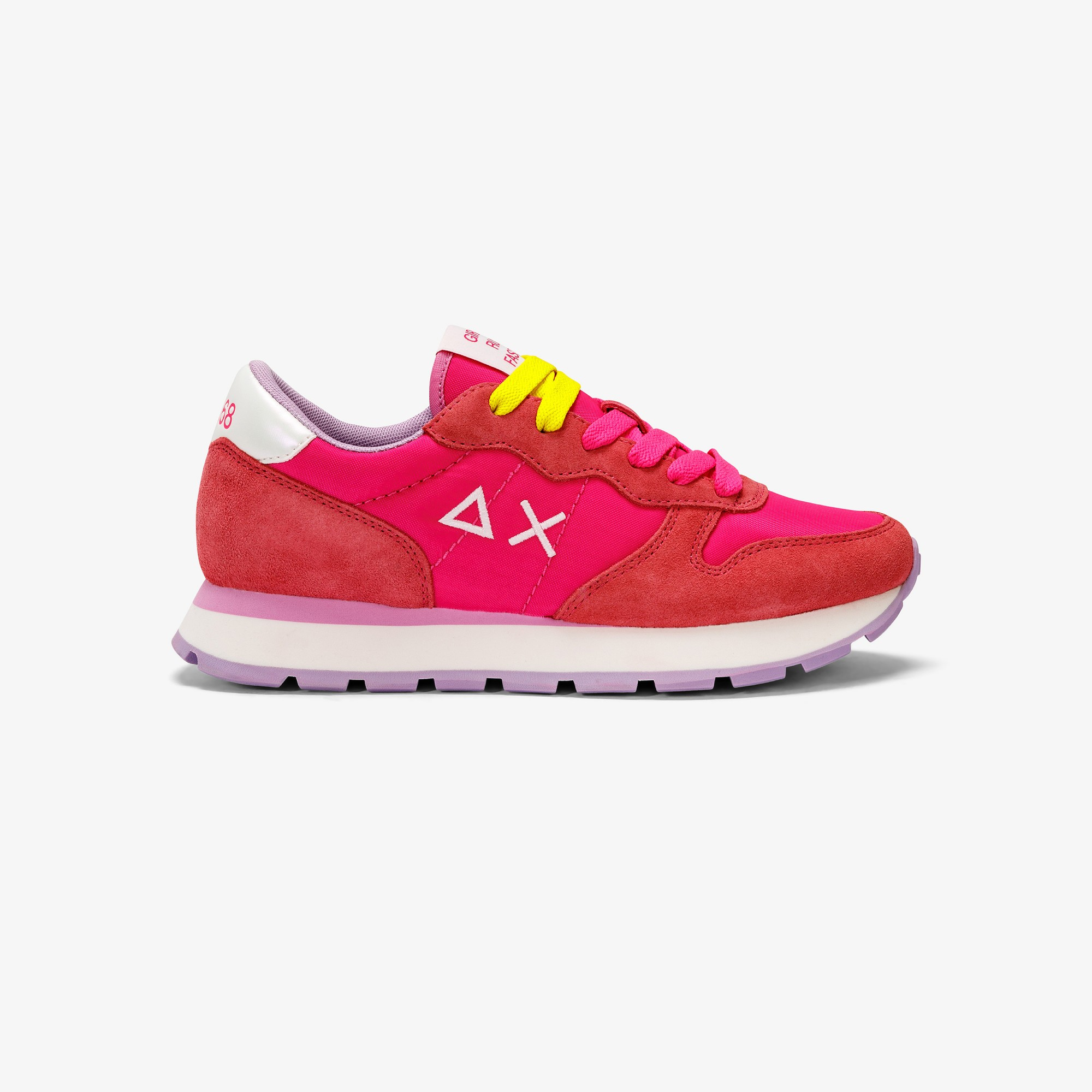 SCARPE SUN68 ALLY SOLID NYLON FUXIA
