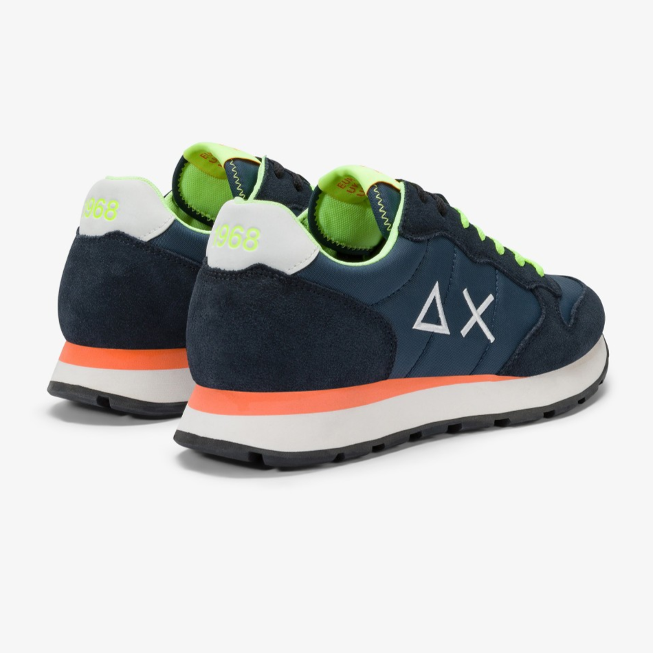 SCARPE SUN68 TOM FLUO BLU
