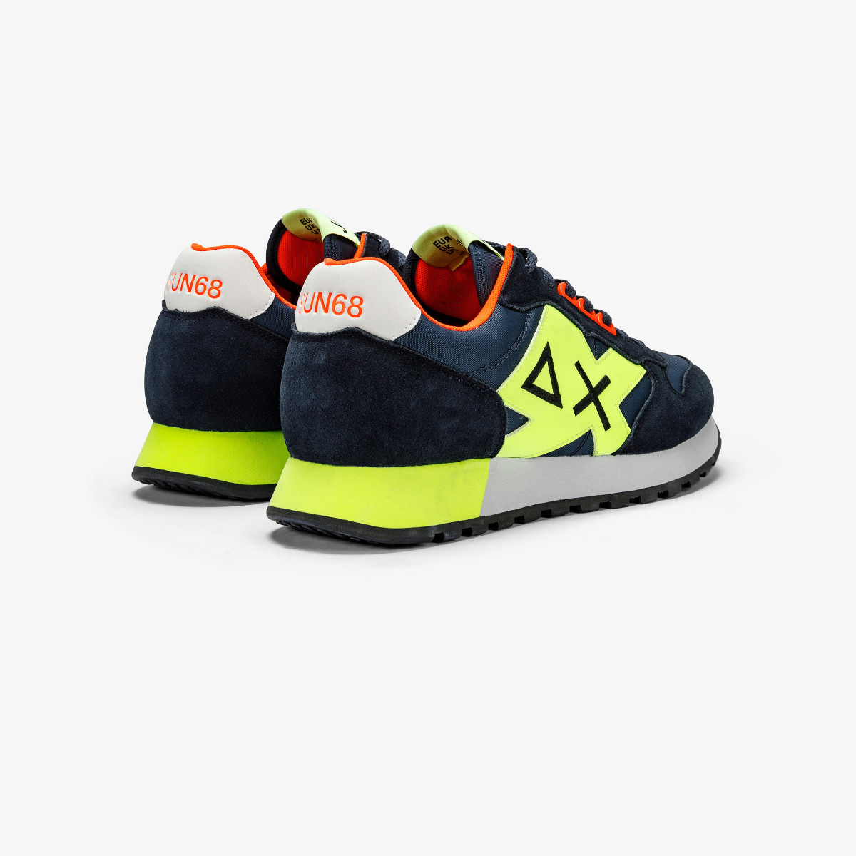 SCARPE SUN68 JAKI FLUO NAVY BLU
