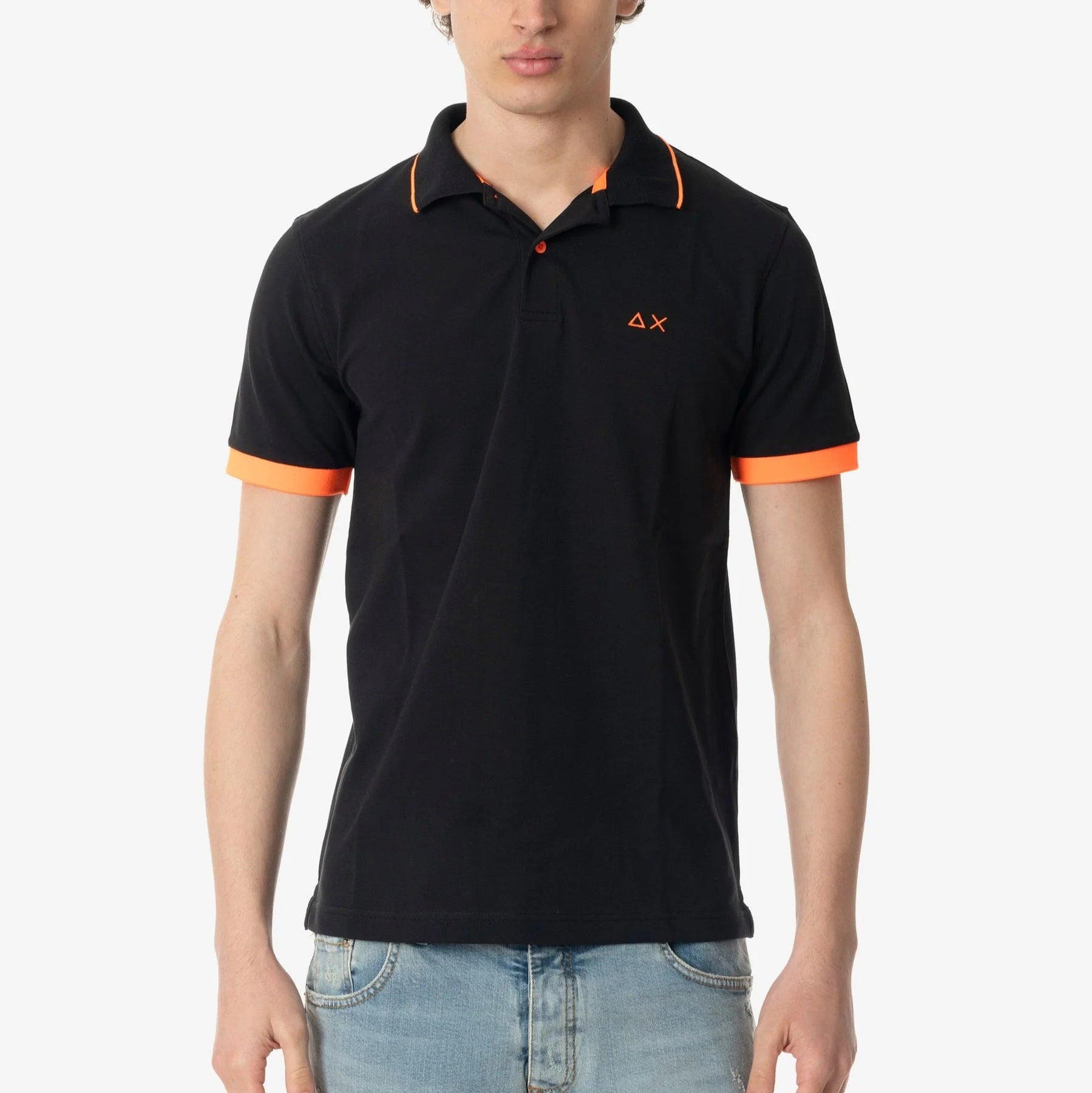 POLO SUN68 SMALL LOGO FLUO