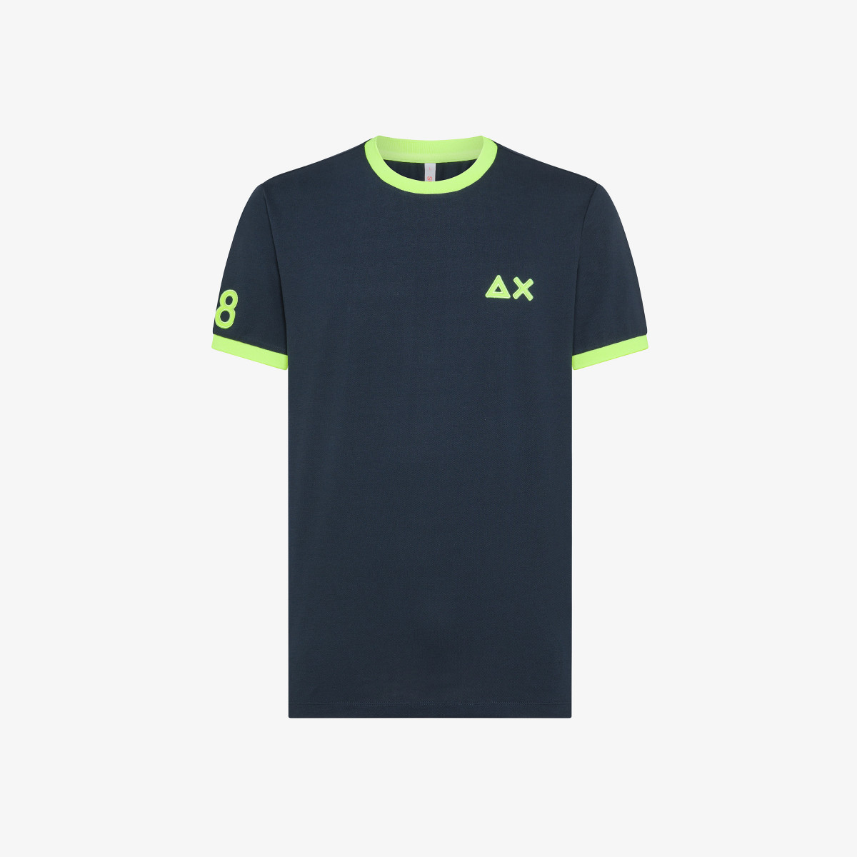 TSHIRT SUN68 PE LOGO FLUO
