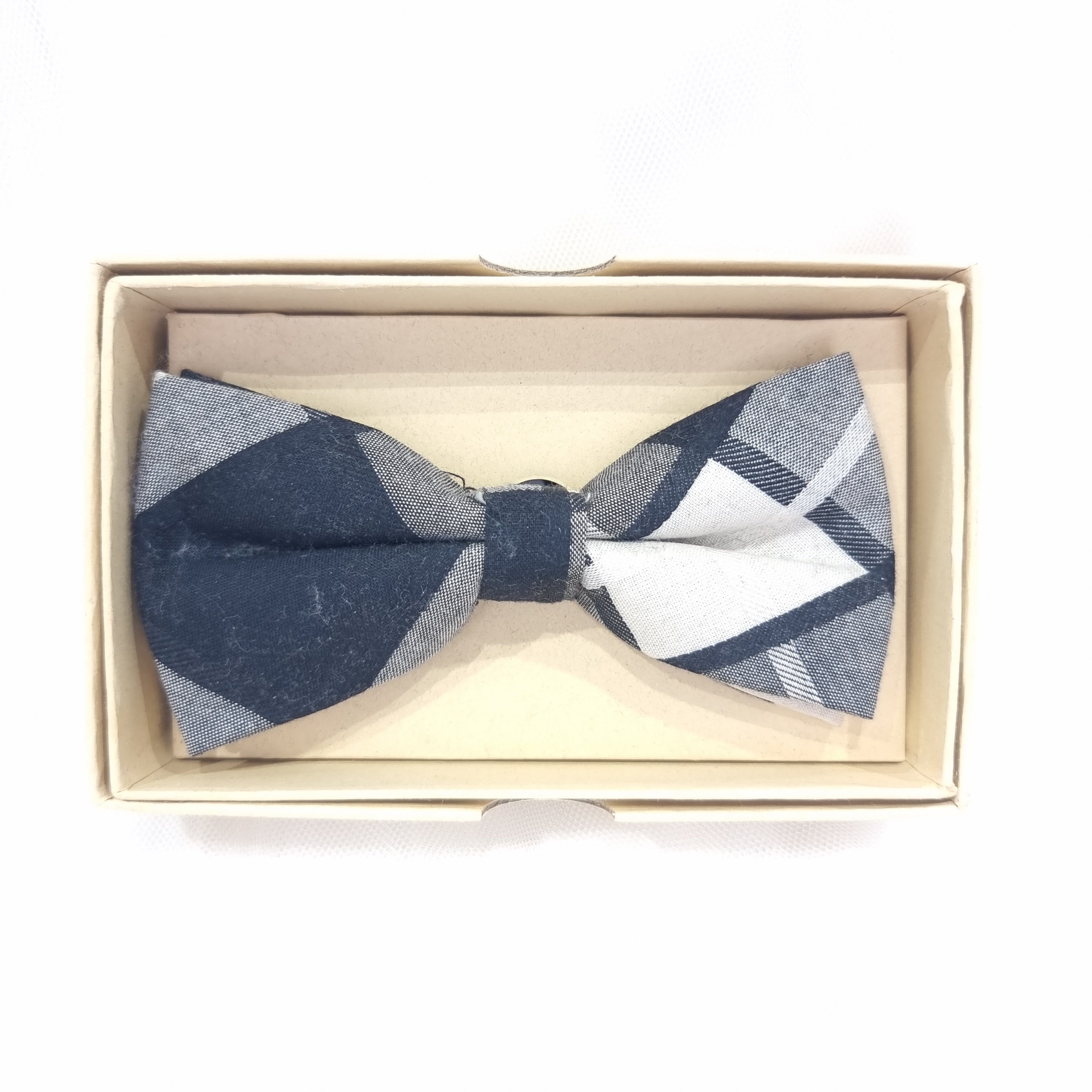 PAPILLON CHECK NERO BIANCO